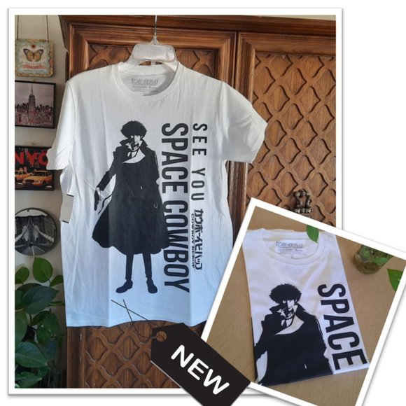 3/$15 COWBOY BEBOP 'See You Space Cowboy' Spike Graphic Anime T-Shirt - NEW! - Picture 14 of 14